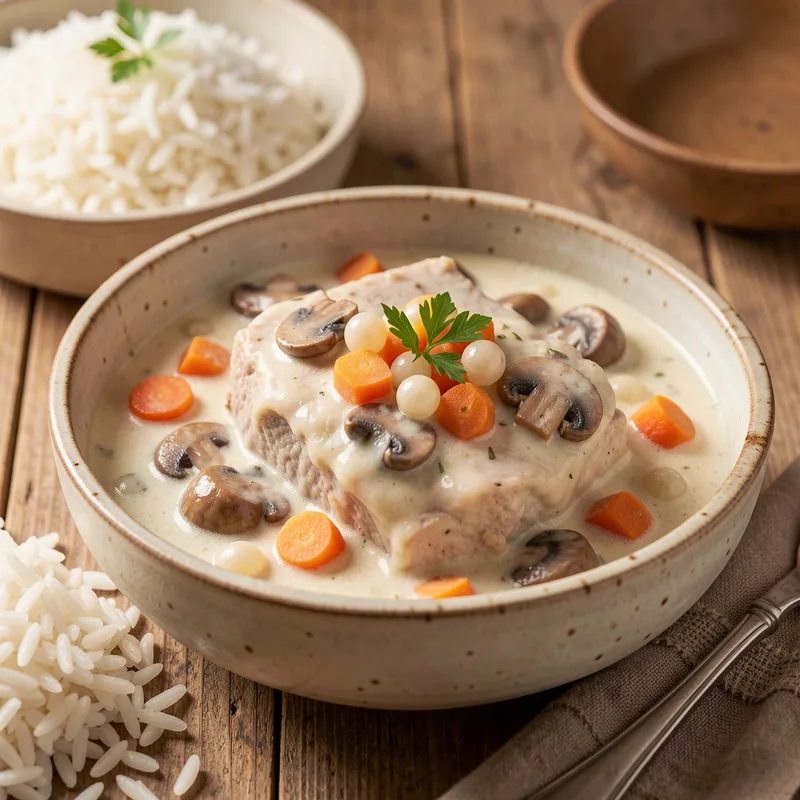 Recette de blanquette de veau traditionnelle à l'ancienne